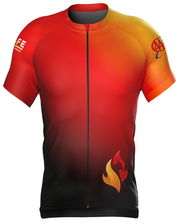 Finish The Ride Color Block Cycling Jersey — Streets Are For Everyone